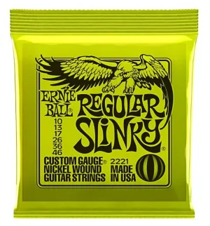 2221 Ernie Ball Regular Slinky 10-46 GREEN