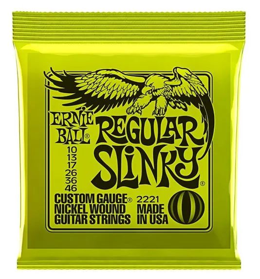 2221 Ernie Ball Regular Slinky 10-46 GREEN