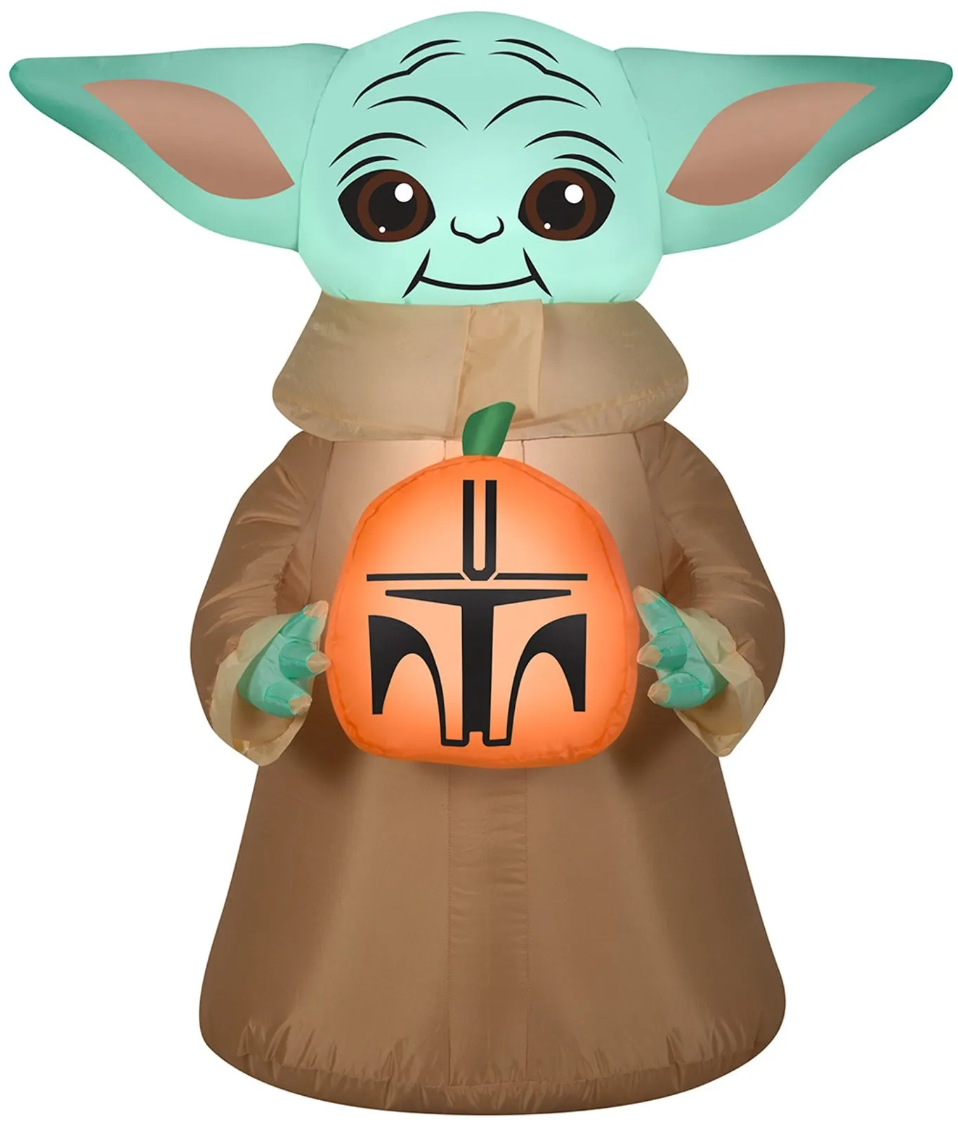 3.5' Airblown® Grogu™ with Pumpkin Sack Small Halloween Inflatable