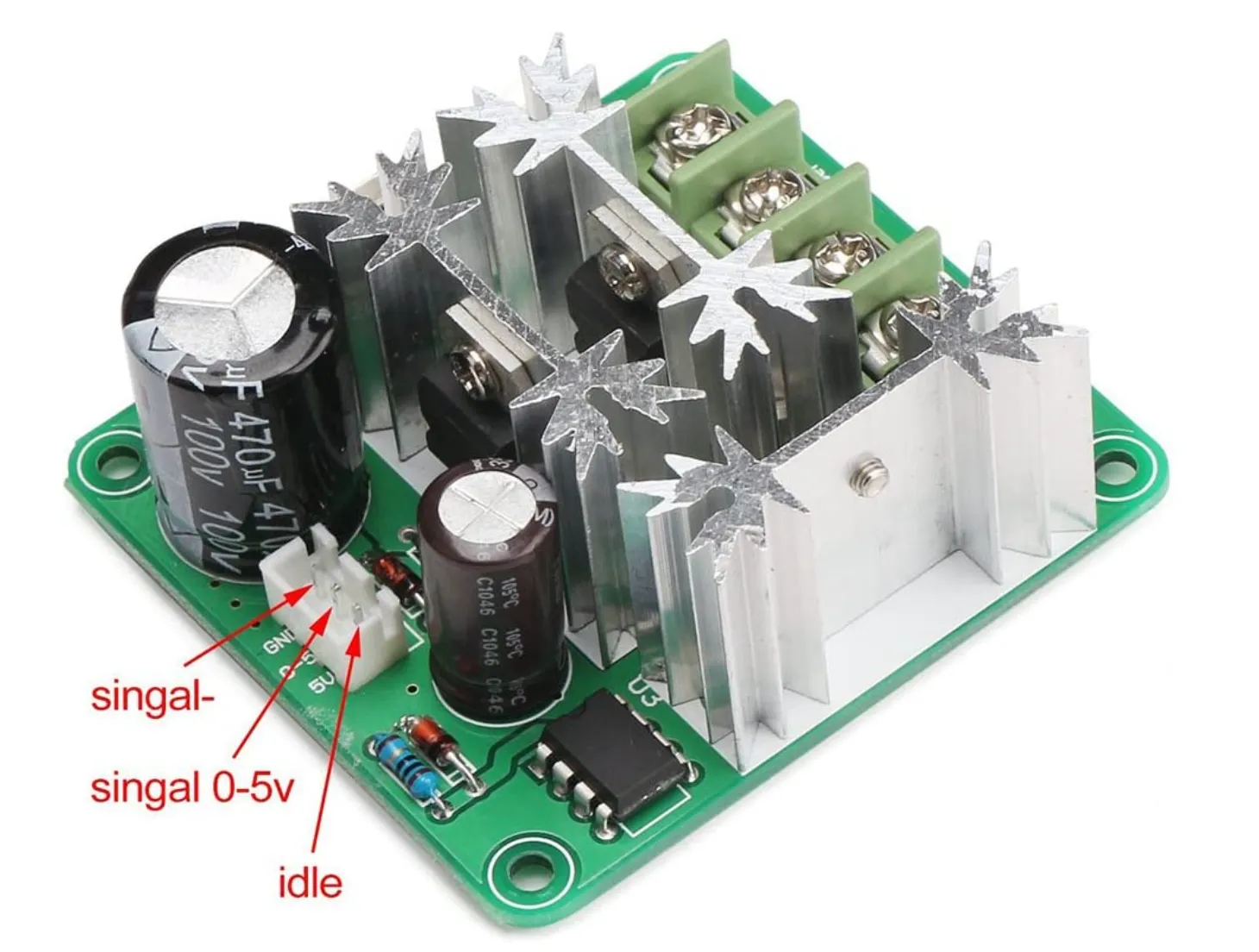 6 V – 90 V 15 A Pulse Width PWM DC Motor Speed Controller