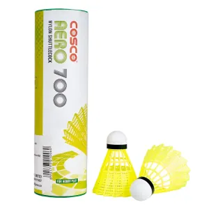 Aero 700 Yellow Nylon Shuttlecock
