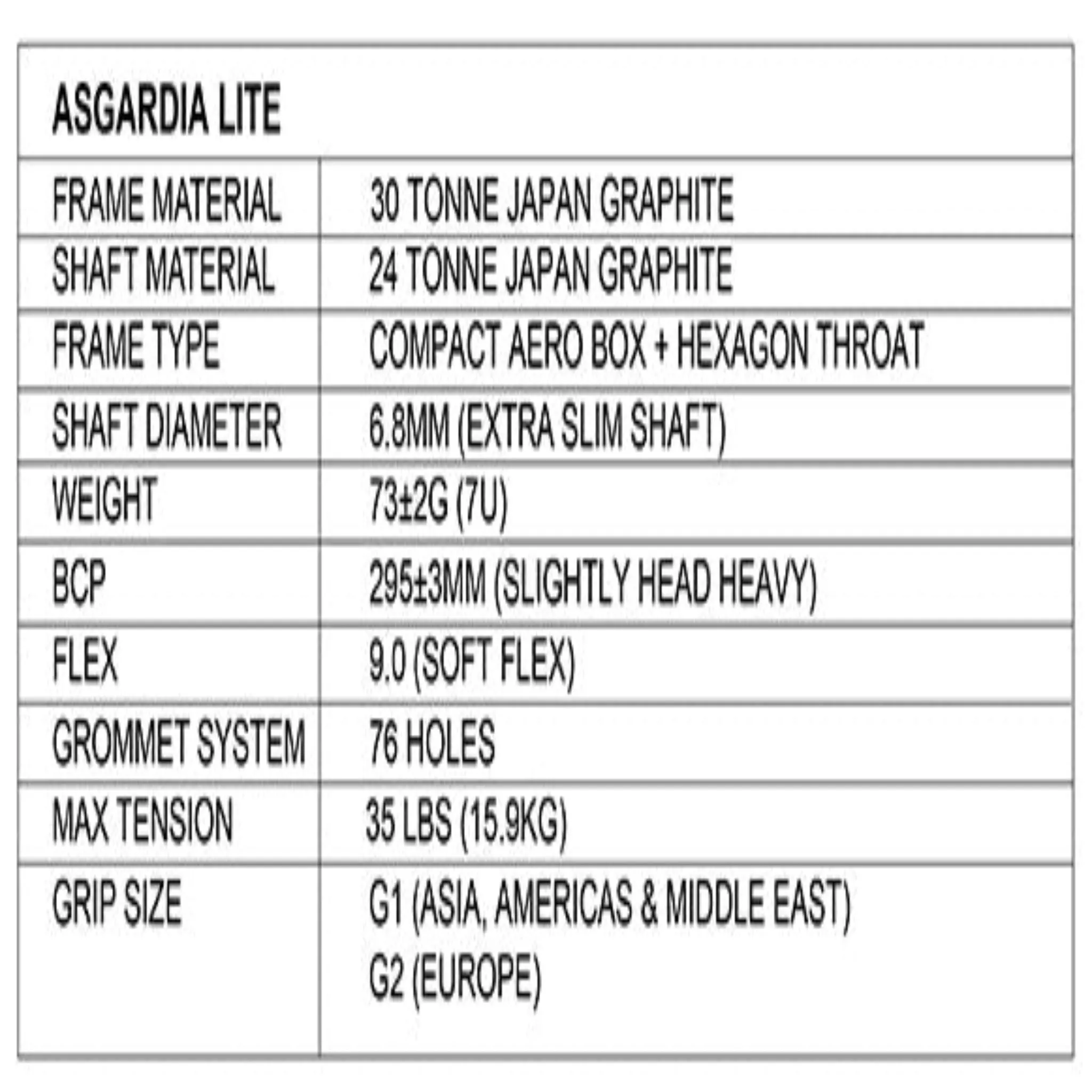APACS Asgardia Lite Badminton Racket