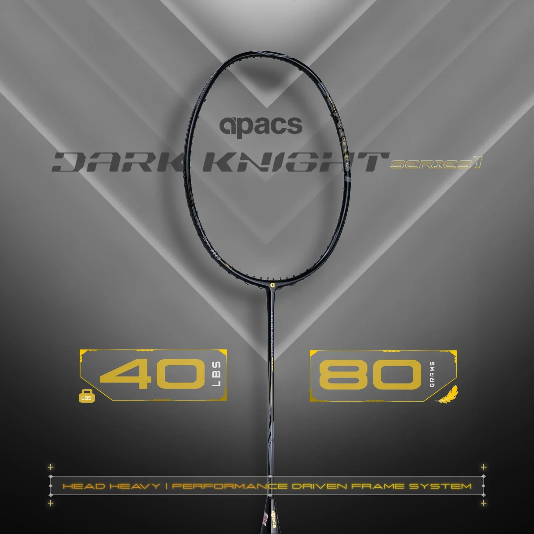 APACS Dark Knight Badminton Racket