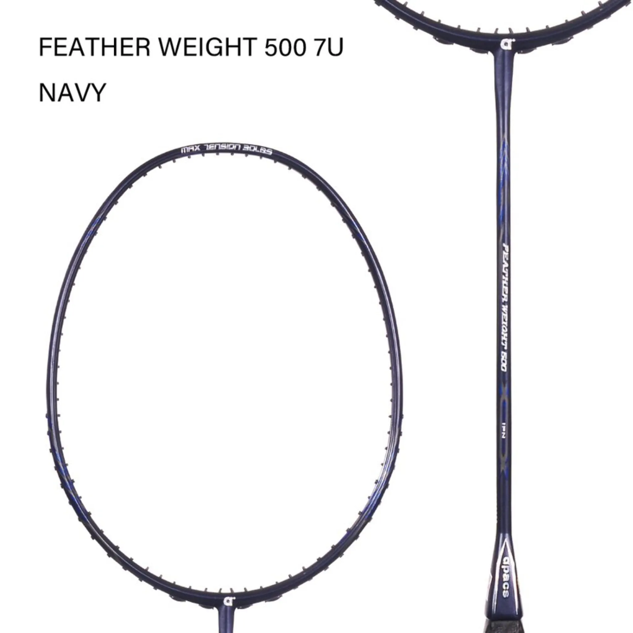 APACS Feather Weight 500 Badminton Racket | Speed & Power