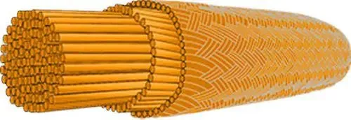 Ashaway ZyMax 69 Fire Orange Badminton String Set 10m