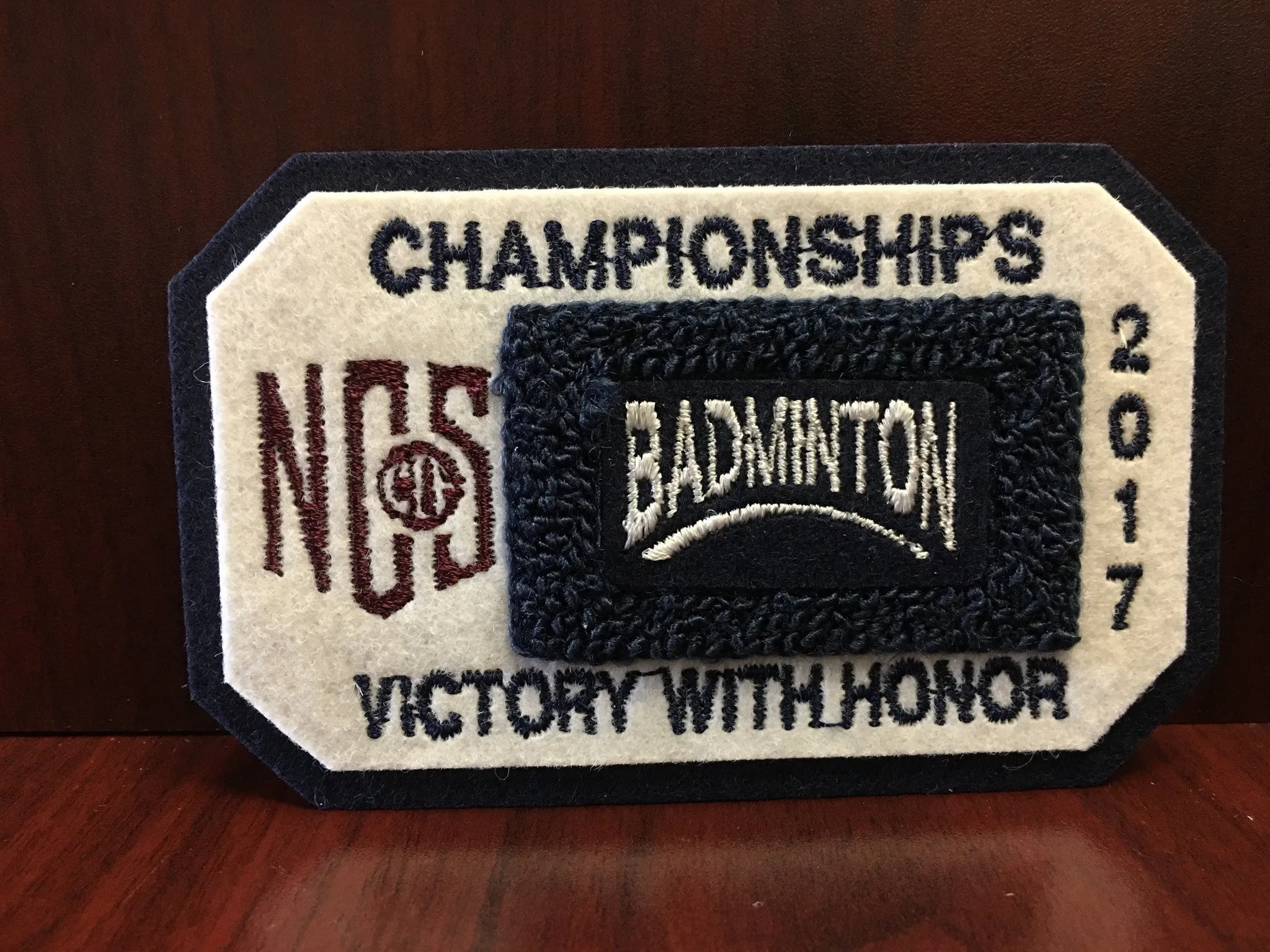 Badminton Championship Patch