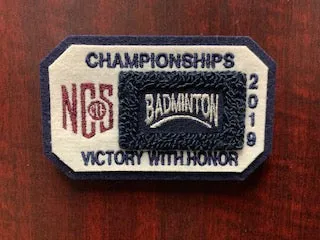 Badminton Championship Patch