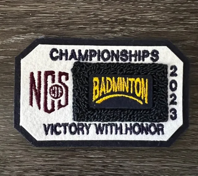 Badminton Championship Patch