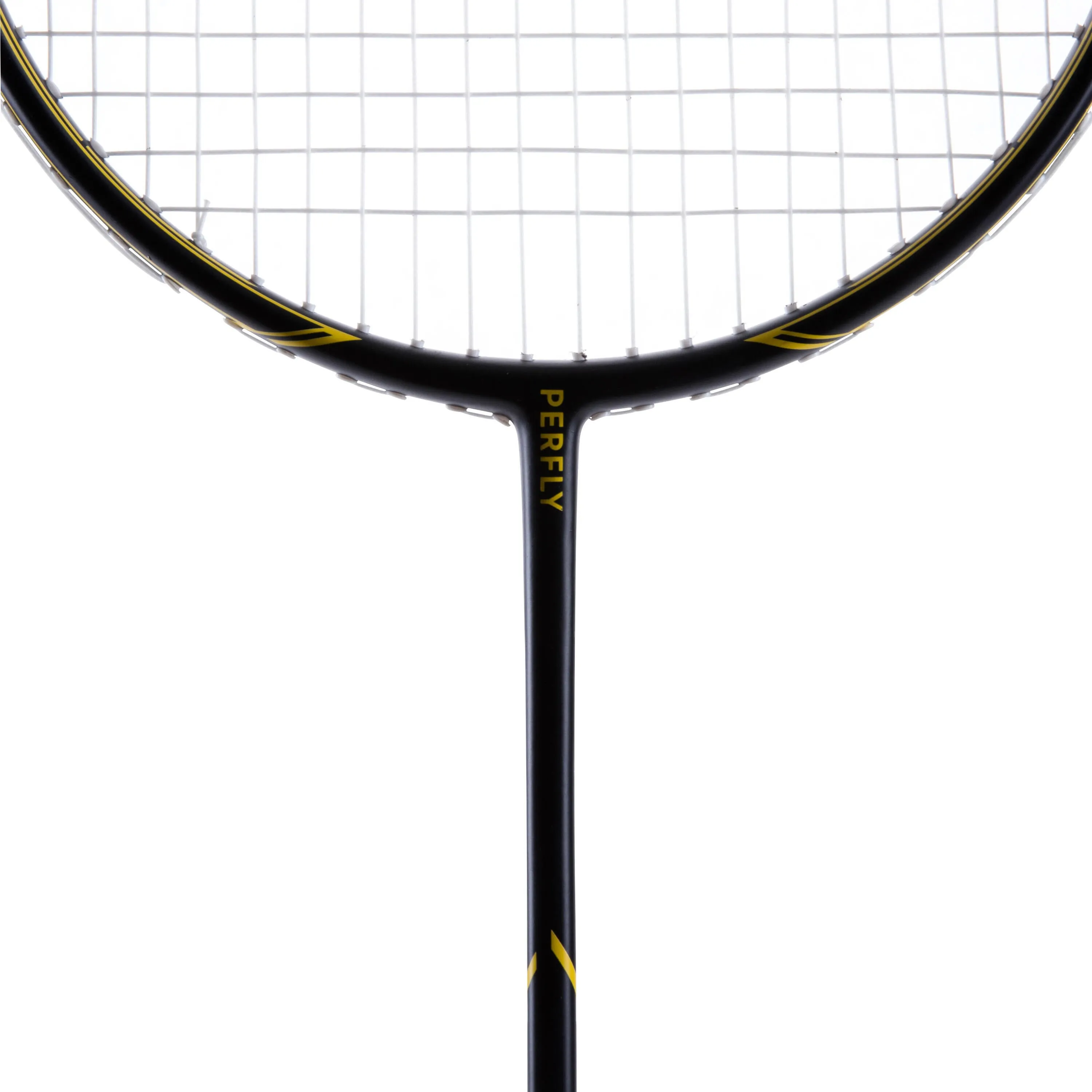 Badminton racket BR 500 for adults black-yellow PERFLY, black