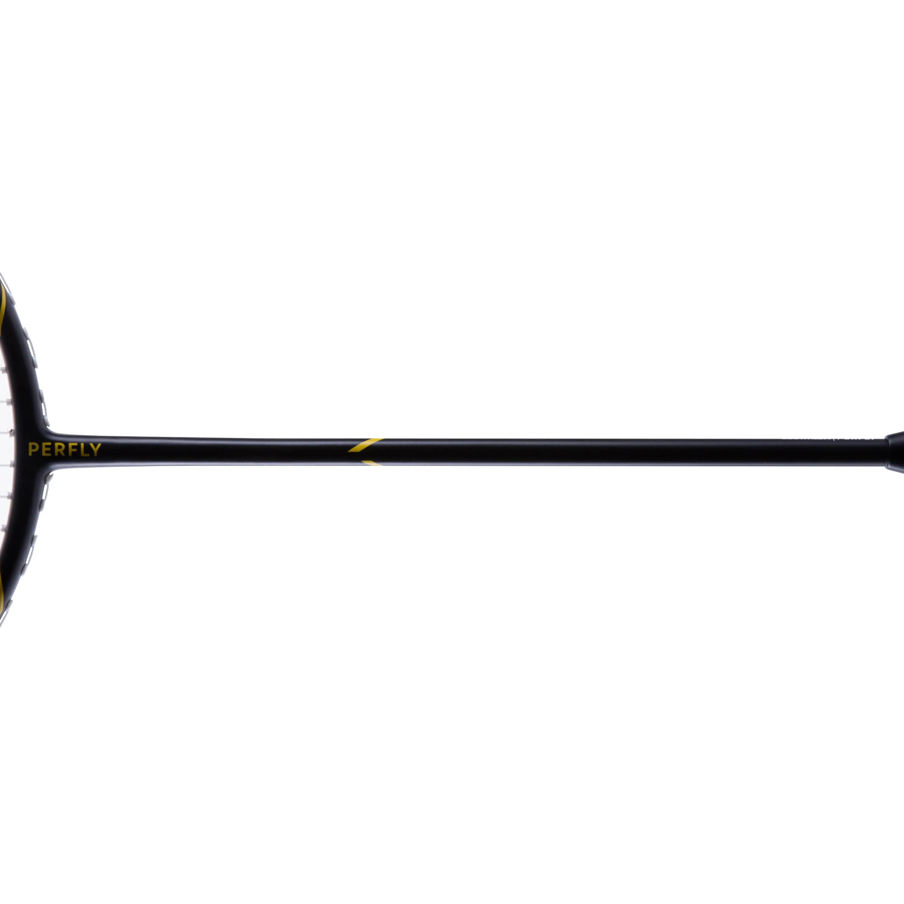 Badminton racket BR 500 for adults black-yellow PERFLY, black