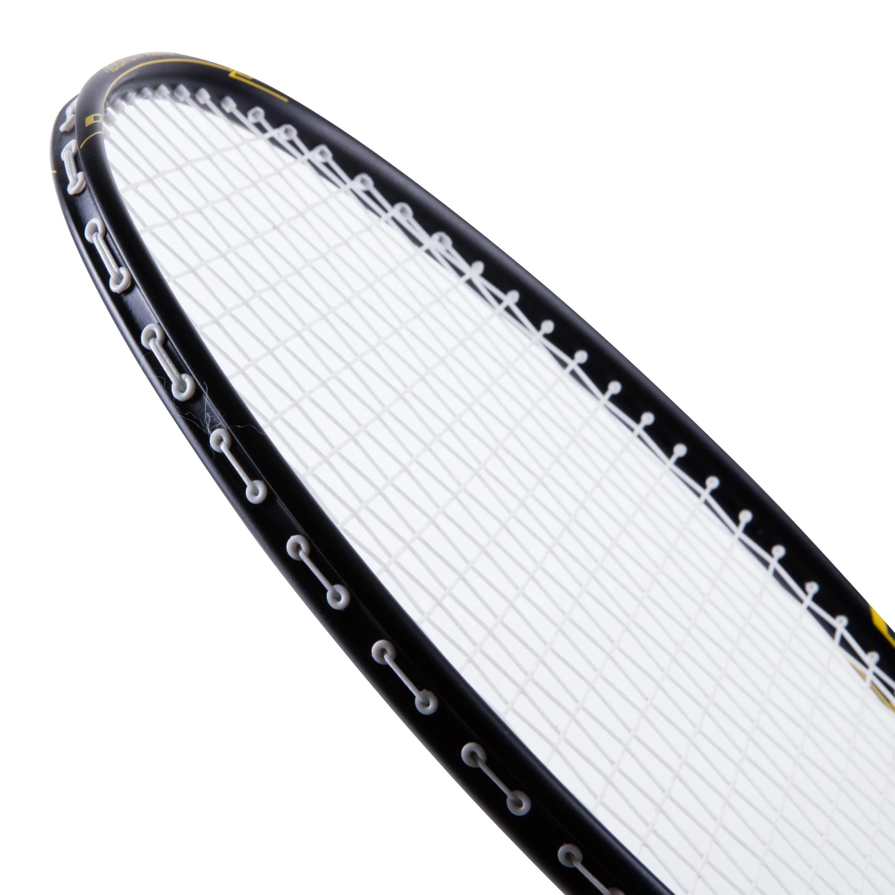 Badminton racket BR 500 for adults black-yellow PERFLY, black