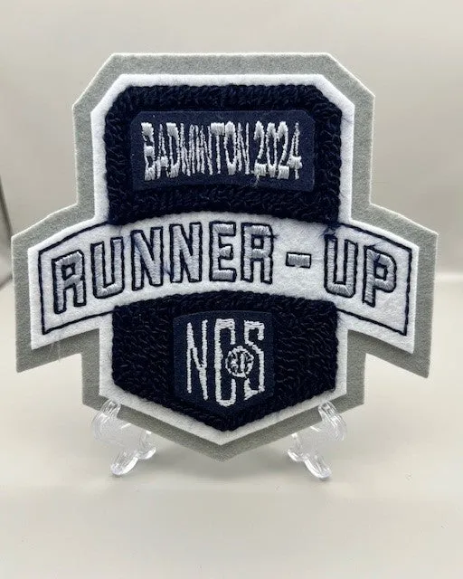 Badminton Runner-Up Patch