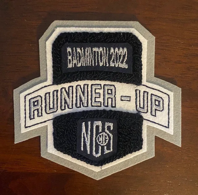 Badminton Runner-Up Patch
