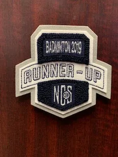 Badminton Runner-Up Patch