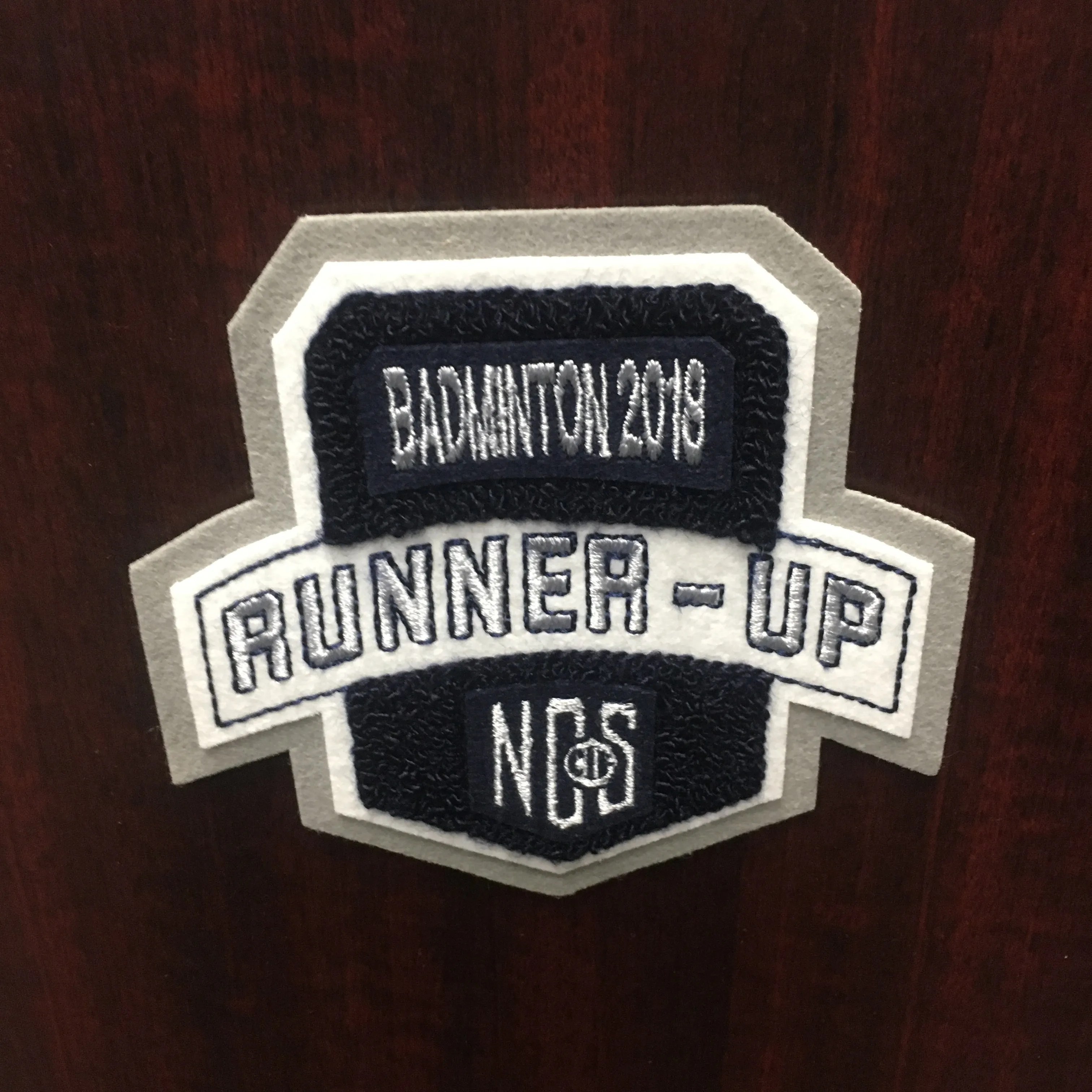 Badminton Runner-Up Patch