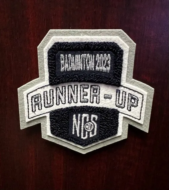 Badminton Runner-Up Patch