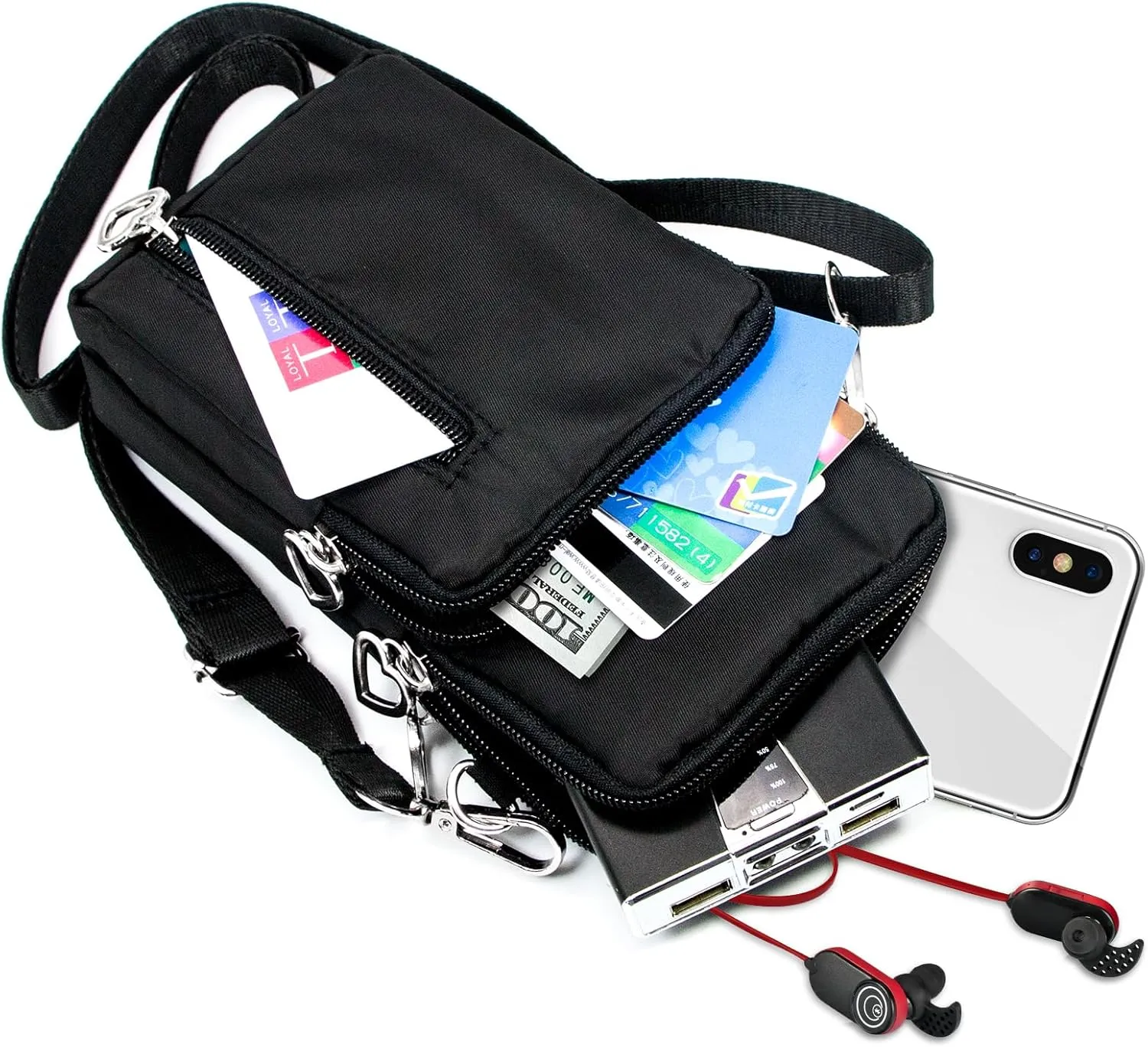 BIAOTIE Lightweight Small Crossbody bags Cell Phone Purses Travel Pouch Shoulder Bag for Women