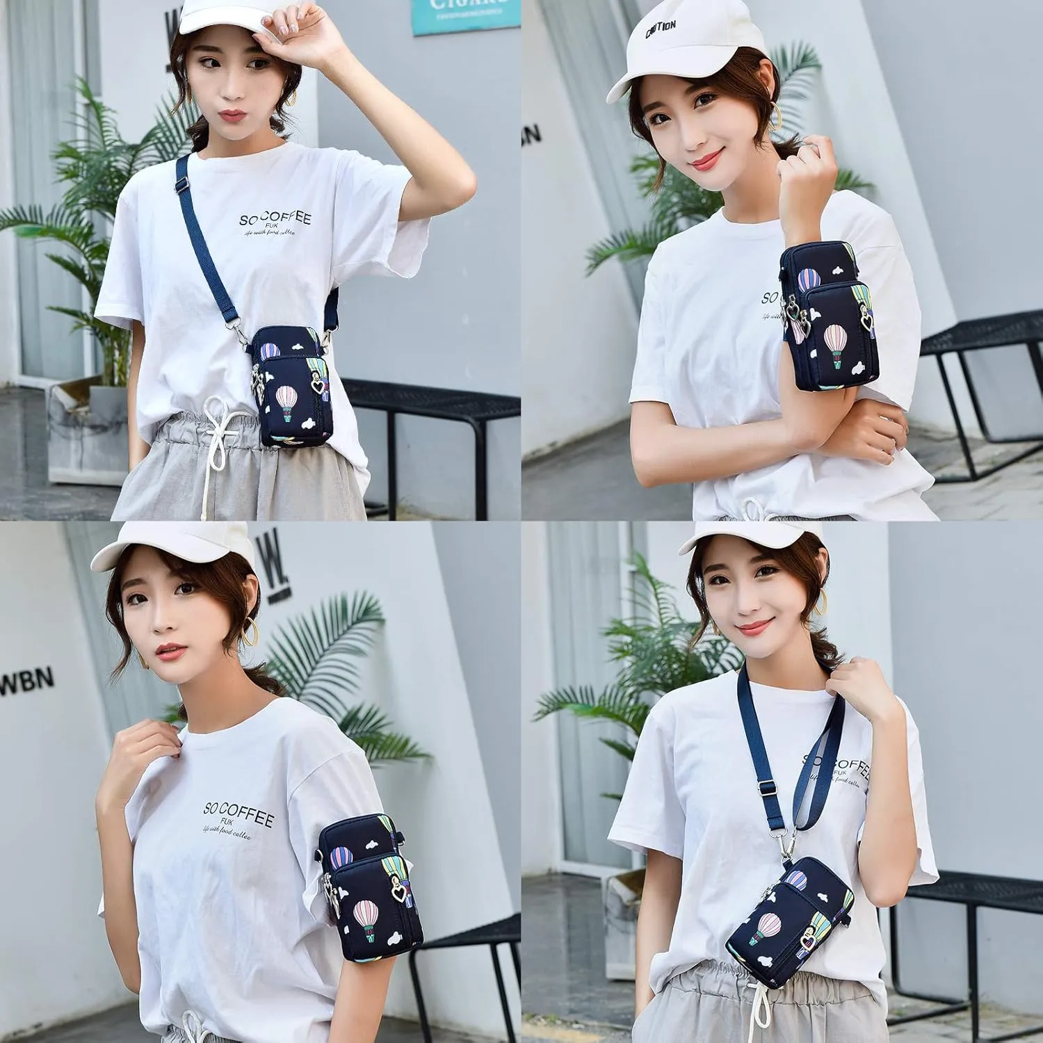BIAOTIE Lightweight Small Crossbody bags Cell Phone Purses Travel Pouch Shoulder Bag for Women