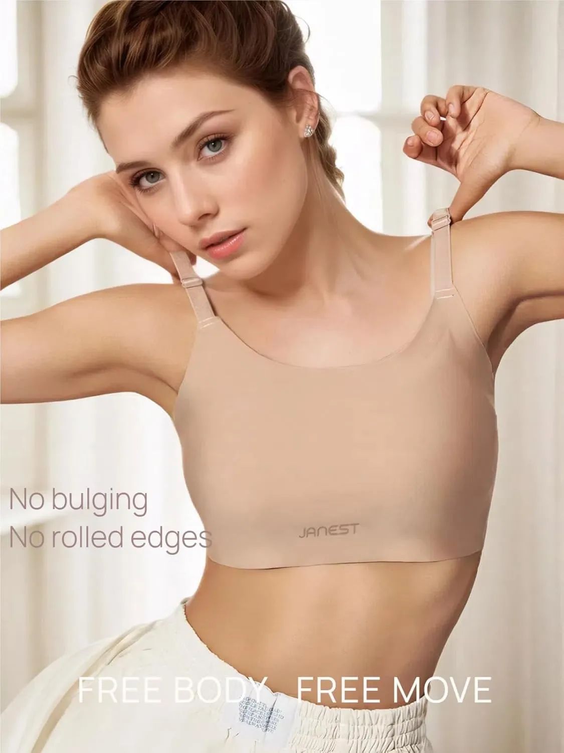 Chest Binder,Binder Bras for Women,Transgender FTM Binder Trans,Adjustable Breast Binder Traceless Underwear