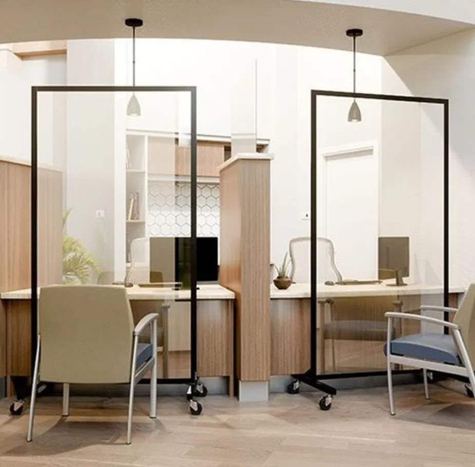 Clear Barriers For Restaurant Guests Social Distancing Easy Sterilization Dividers
