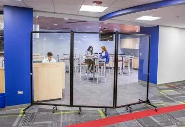 Clear Barriers For Restaurant Guests Social Distancing Easy Sterilization Dividers