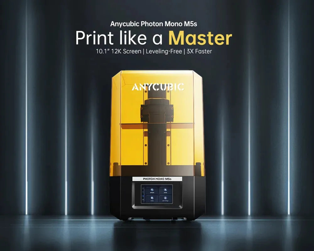 DLP SLA LCD 3D Printer High Speed UV Resin 3D Printer Wash Cure Machine Photon Mono 2, X2, X 6Ks, M5, M5s, M3 Max, D2