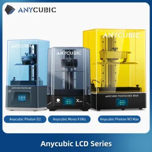 DLP SLA LCD 3D Printer High Speed UV Resin 3D Printer Wash Cure Machine Photon Mono 2, X2, X 6Ks, M5, M5s, M3 Max, D2