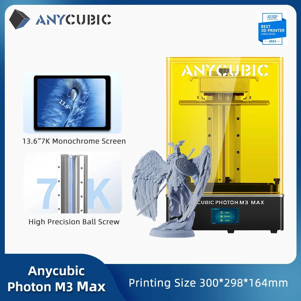 DLP SLA LCD 3D Printer High Speed UV Resin 3D Printer Wash Cure Machine Photon Mono 2, X2, X 6Ks, M5, M5s, M3 Max, D2