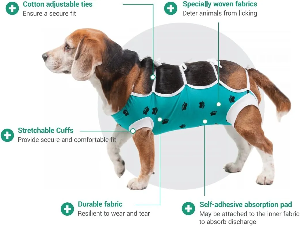 E-Collar Alternative for Cats and Dogs Designed to Protect Abdominal Wounds and Skin Disease. Award Winning and Patented Design Recommended by Veterinarians Worldwide. (Medium-Large, Pink)