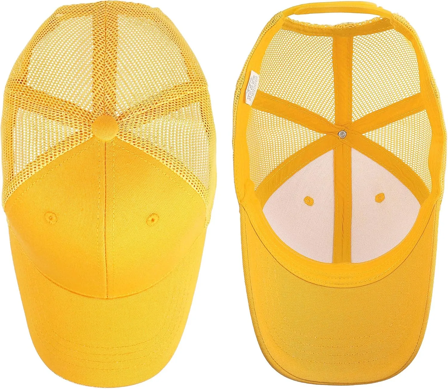 Falari Trucker Hat Baseball Cap Structured Plain Design 6 Panel, Adjustable Size