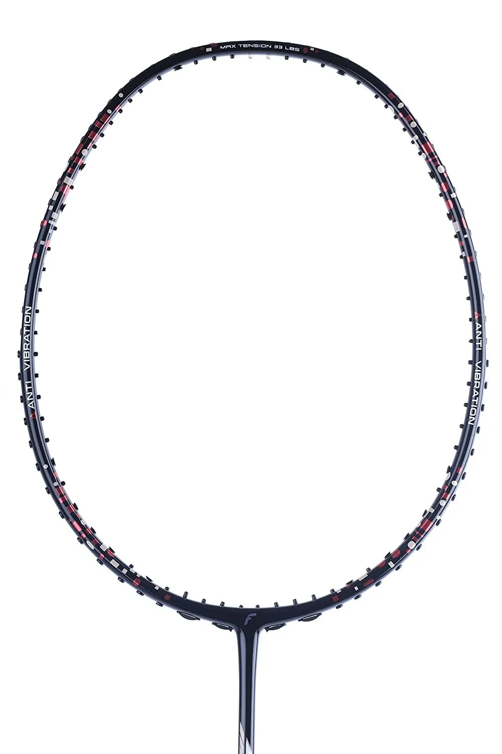 Flex Power Air Speed 11 (Mega Tension - 33LBS)Full Graphite Badminton Racquet with Full Racket Cover Black/Red