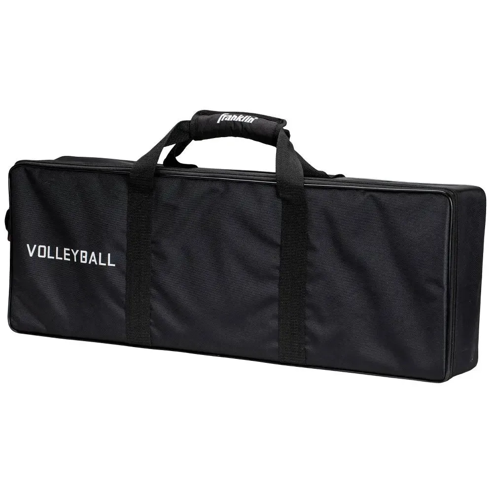 Franklin Sports Steel Volleyball Net System for Beach Steel Poles Stakes Ropes