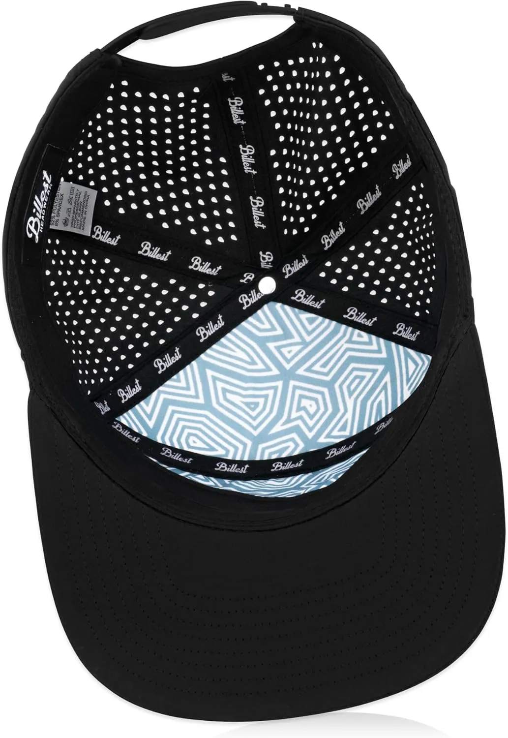 Gresham Flat Bill Hat | Water-Resistant | Snapback | Men & Women | Lightweight & Breathable | Performance Mesh