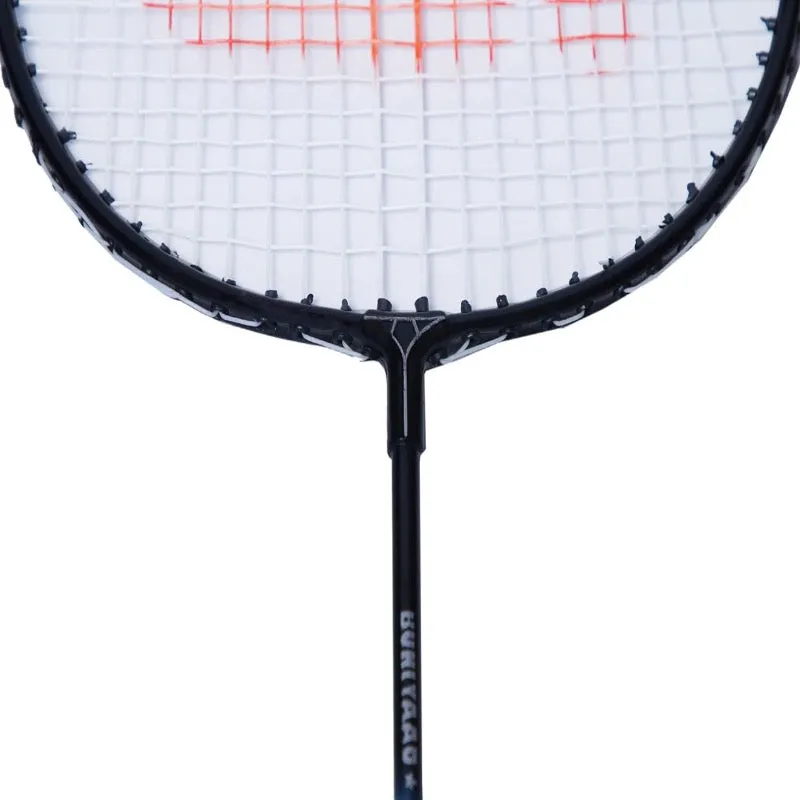 JJ Jonex Buniyad Badminton Set with 3 Piece Plastic Shuttlecock - Blue