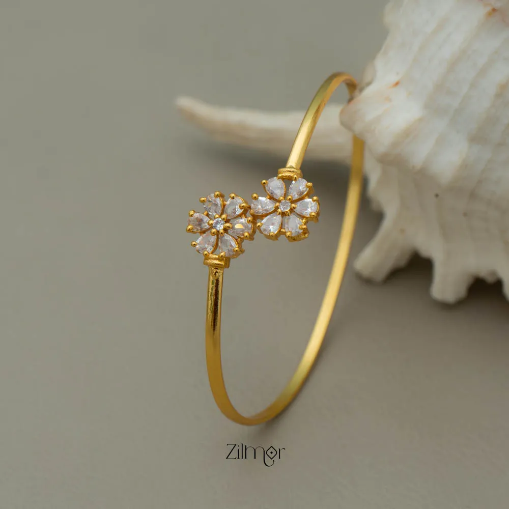 KF101689 - Gold Plated Adjustable Bangle