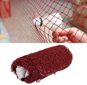 Kuber Industries Badminton Net|Nylon Net for Tournament, Sports Coaching|Shuttle Net Indoor, Outdoor-Pack of 4 (Wine Red)
