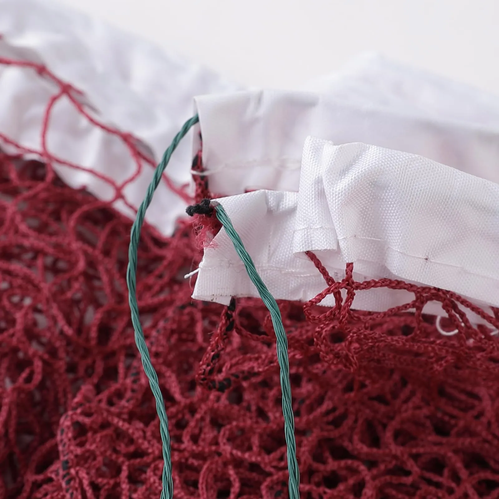 Kuber Industries Badminton Net|Nylon Net for Tournament, Sports Coaching|Shuttle Net Indoor, Outdoor (Wine Red)