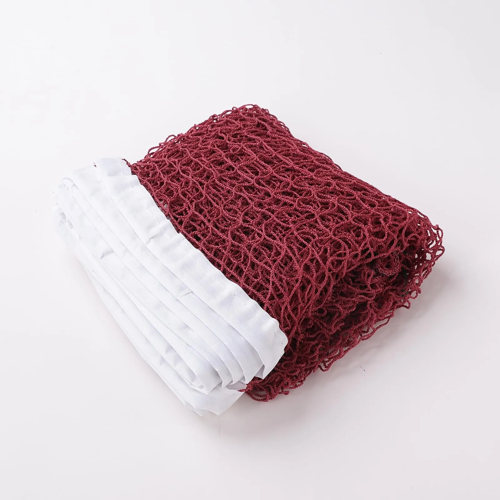 Kuber Industries Badminton Net|Nylon Net for Tournament, Sports Coaching|Shuttle Net Indoor, Outdoor (Wine Red)
