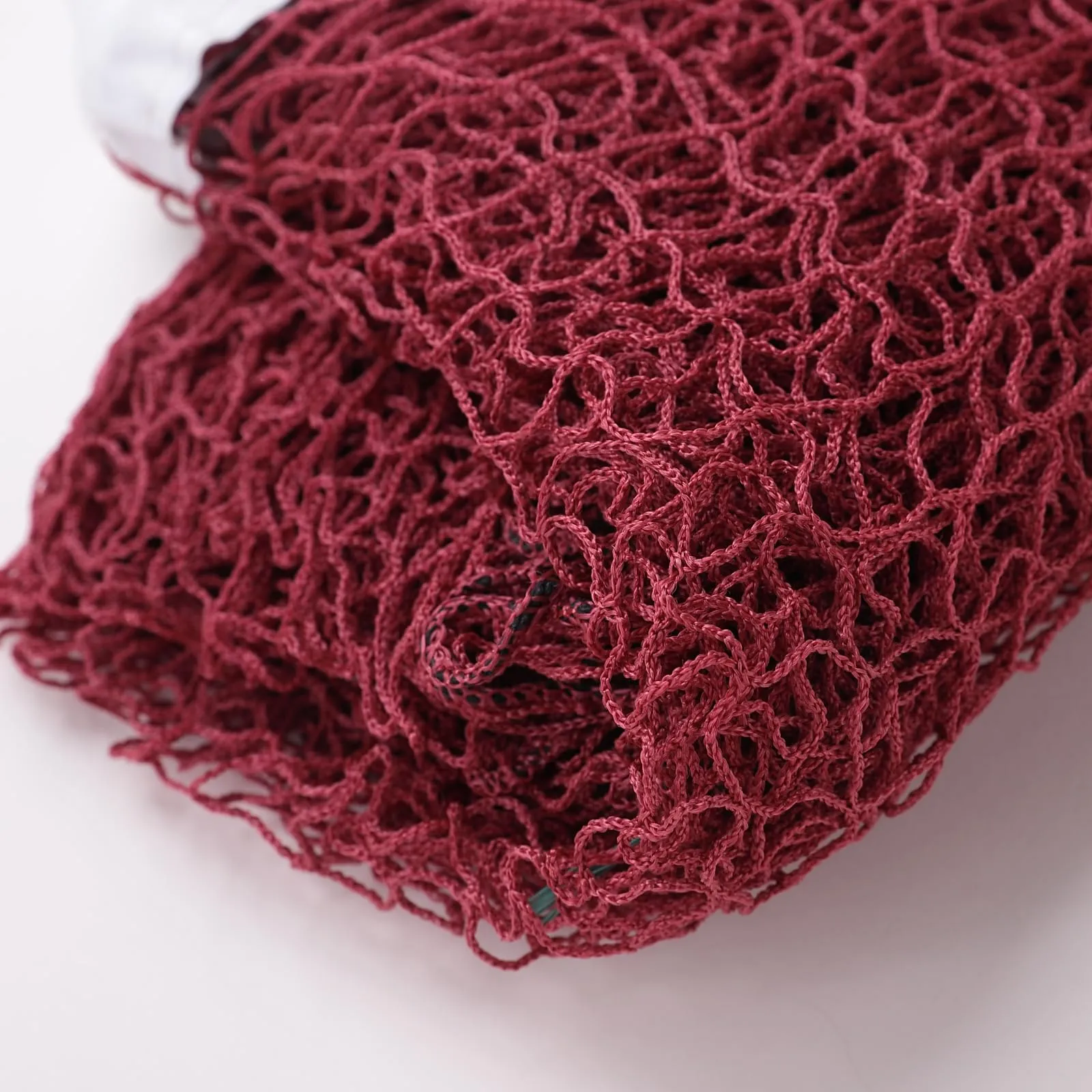 Kuber Industries Badminton Net|Nylon Net for Tournament, Sports Coaching|Shuttle Net Indoor, Outdoor (Wine Red)