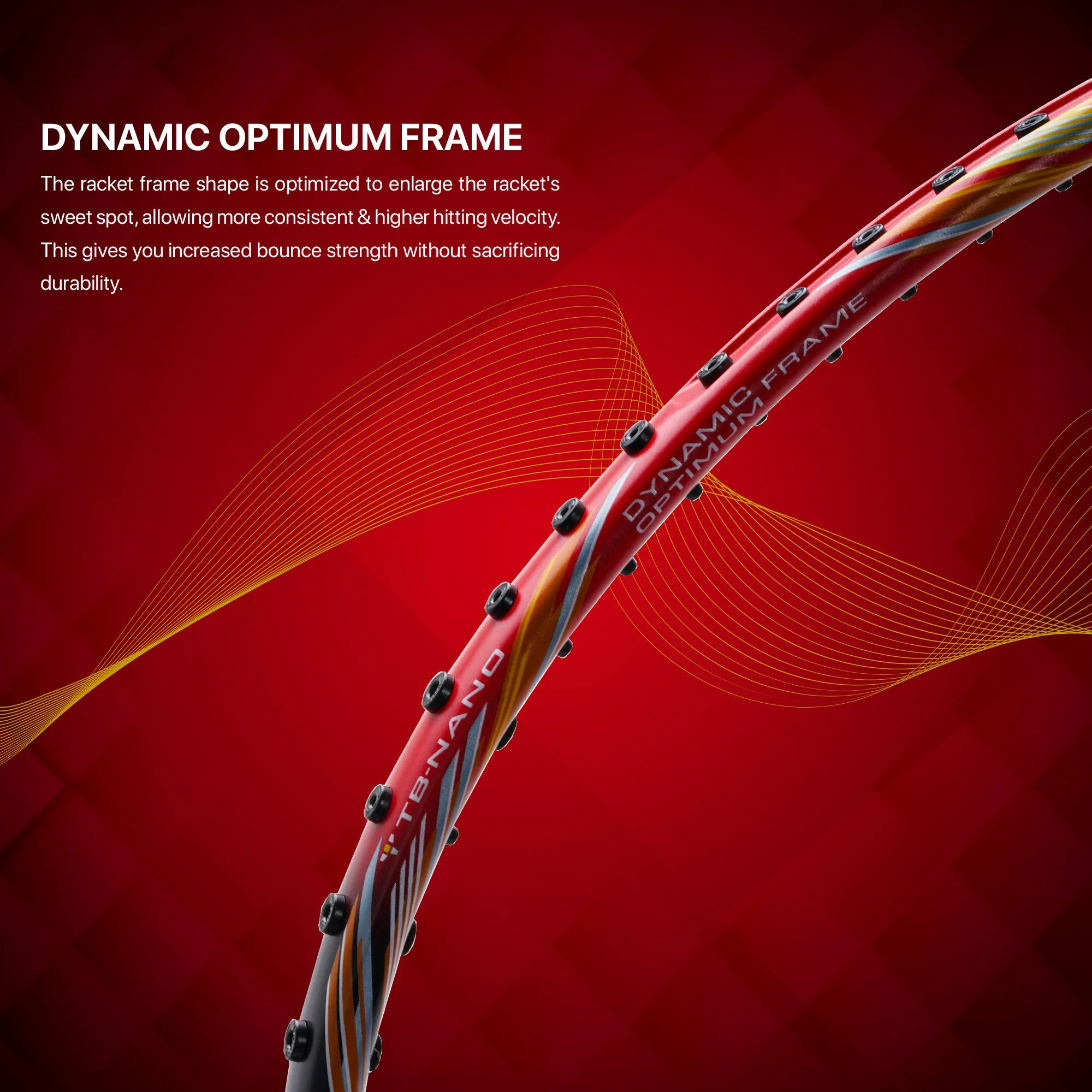 Li-Ning Challenger Boost Strung Badminton Racquet (Black / Red)