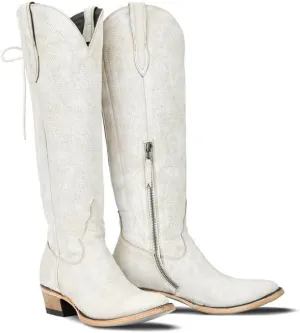 MissHeel Over the Knee Cowboy Boots for Women Adjustable Thigh High Cowgirl Boots