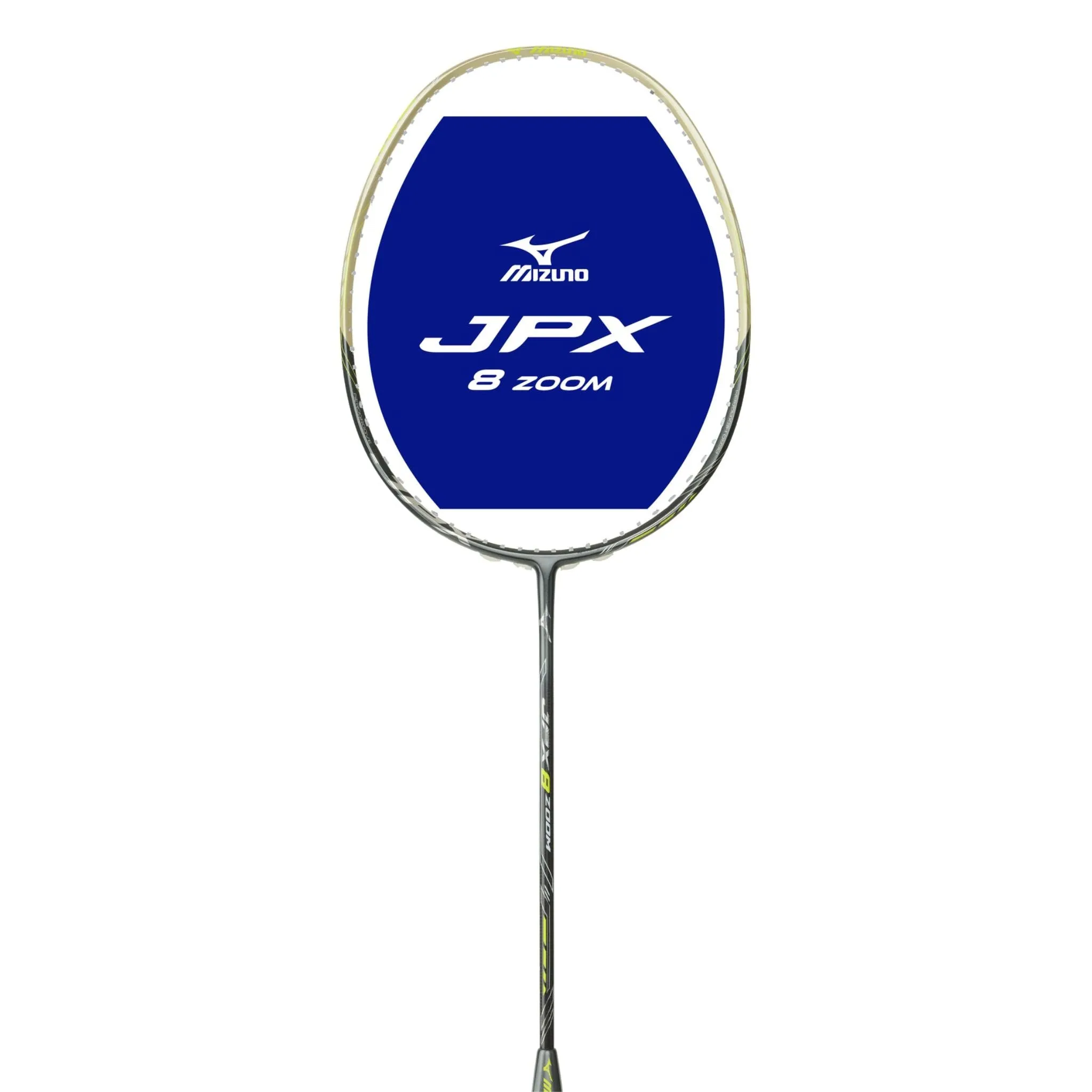 Sure, I can help with that! A better-optimized title for this e-commerce product in English with modifiers could be: High-Performance Mizuno JPX 8 Zoom Badminton Racket