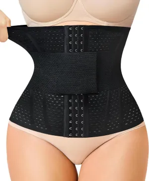 Nebility Waist trainer For Women Waist Cincher Corset Shapewear Tummy Control Body Shaper Workout Girdle