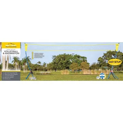 Open Box - Beyond Outdoors Standard Volleyball/Badminton Set