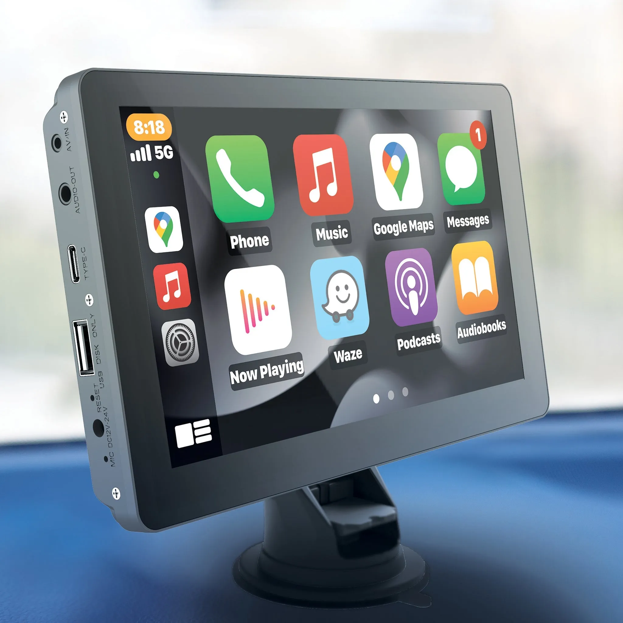REFURBISHED - INTELLIDASH® PRO S WIRELESS EASY-MOUNT 7" IPS TOUCH DISPLAY - CAR AND DRIVER DU2000RB