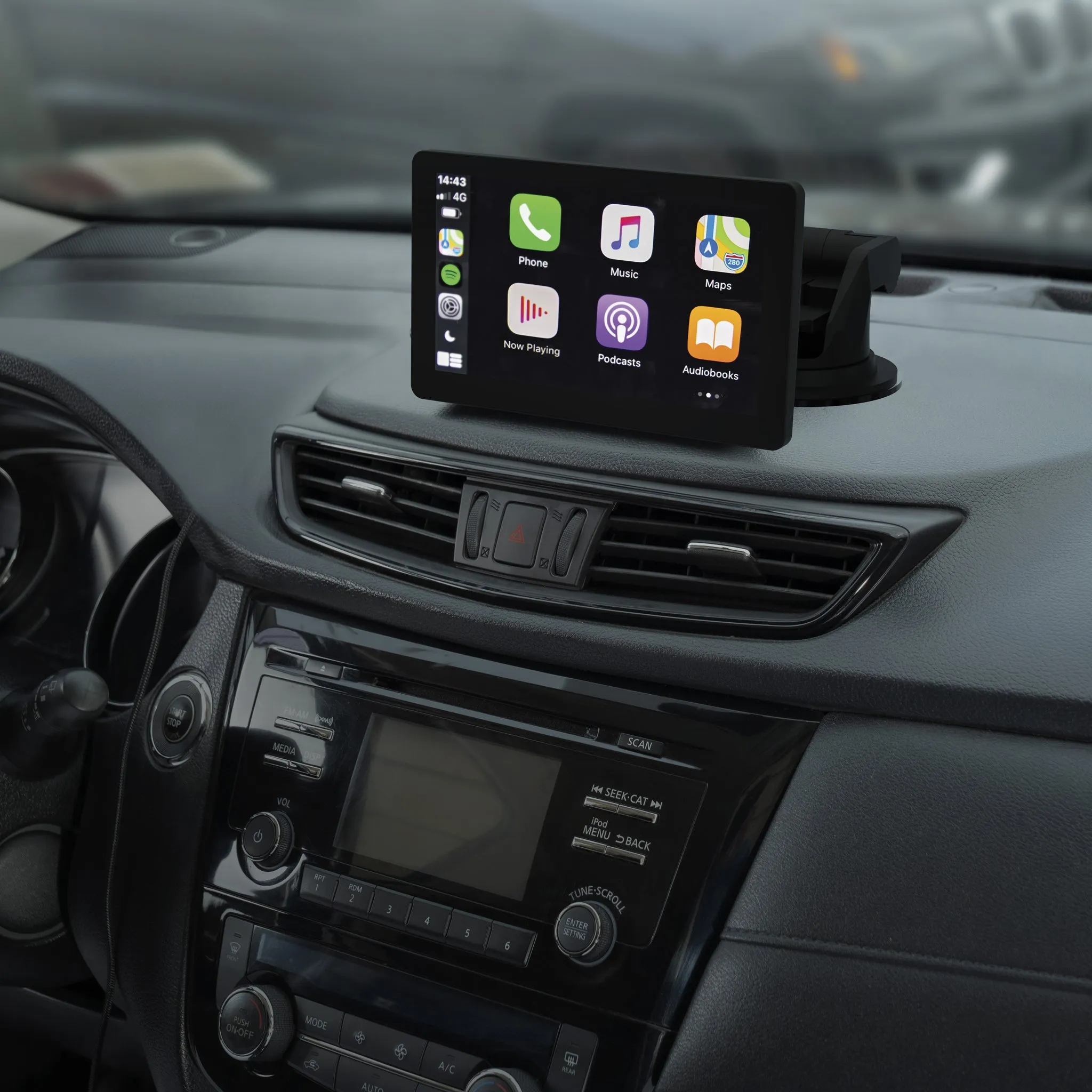 REFURBISHED - INTELLIDASH® PRO S WIRELESS EASY-MOUNT 7" IPS TOUCH DISPLAY - CAR AND DRIVER DU2000RB