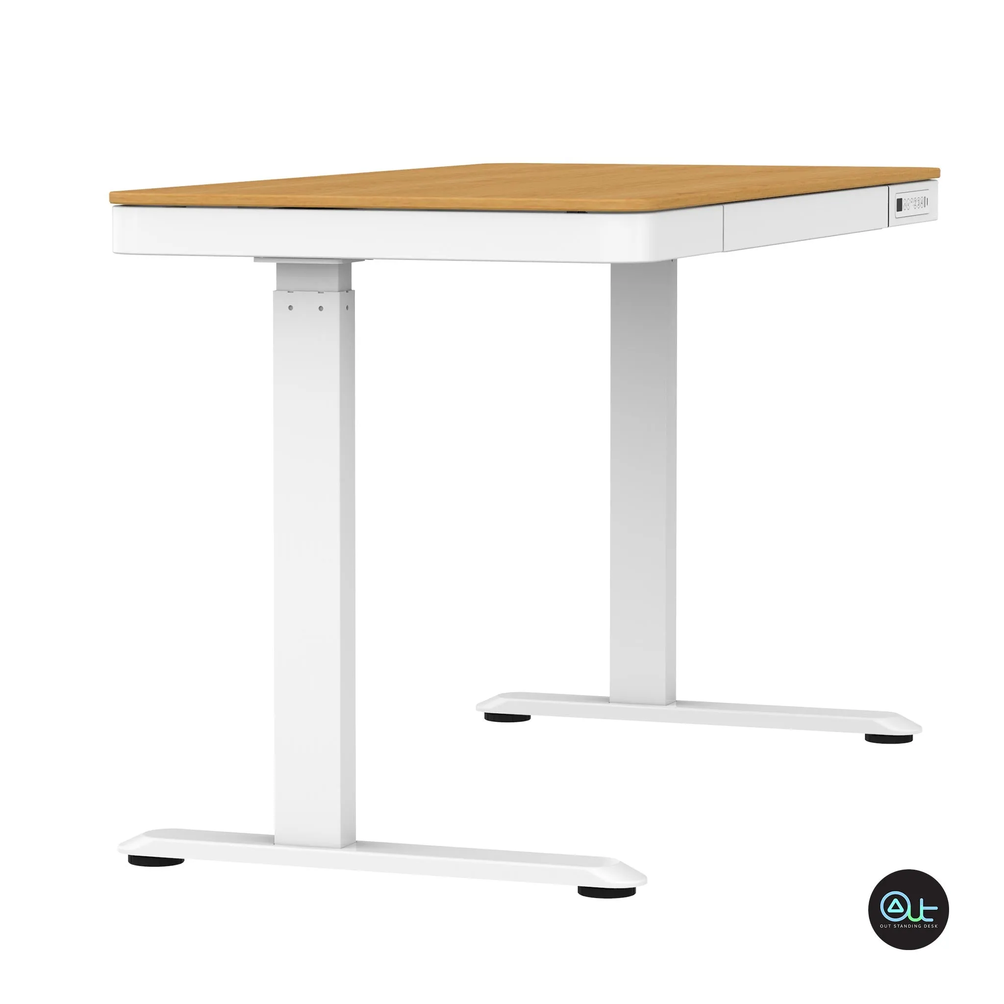 SMART-W Standing Desk / Storage Drawer / USB Charger Ports / All-In-One Preassembled Design