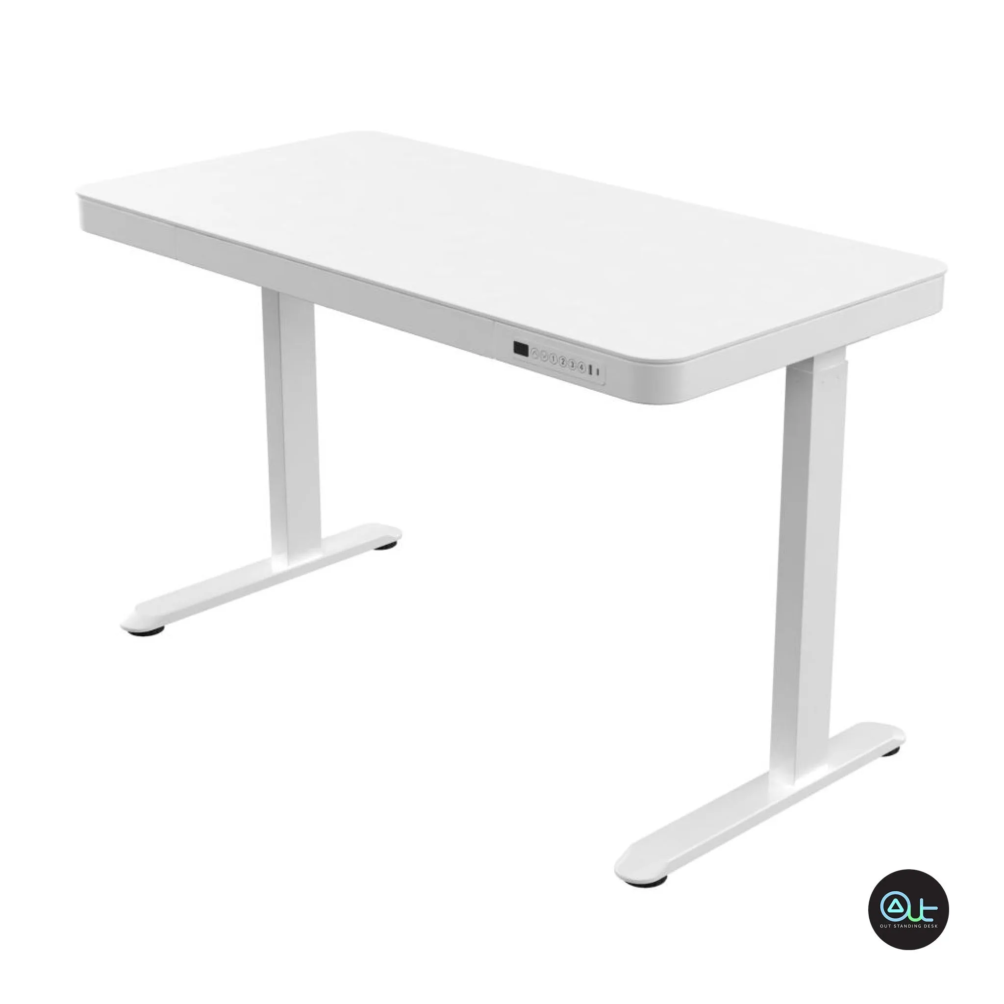 SMART-W Standing Desk / Storage Drawer / USB Charger Ports / All-In-One Preassembled Design