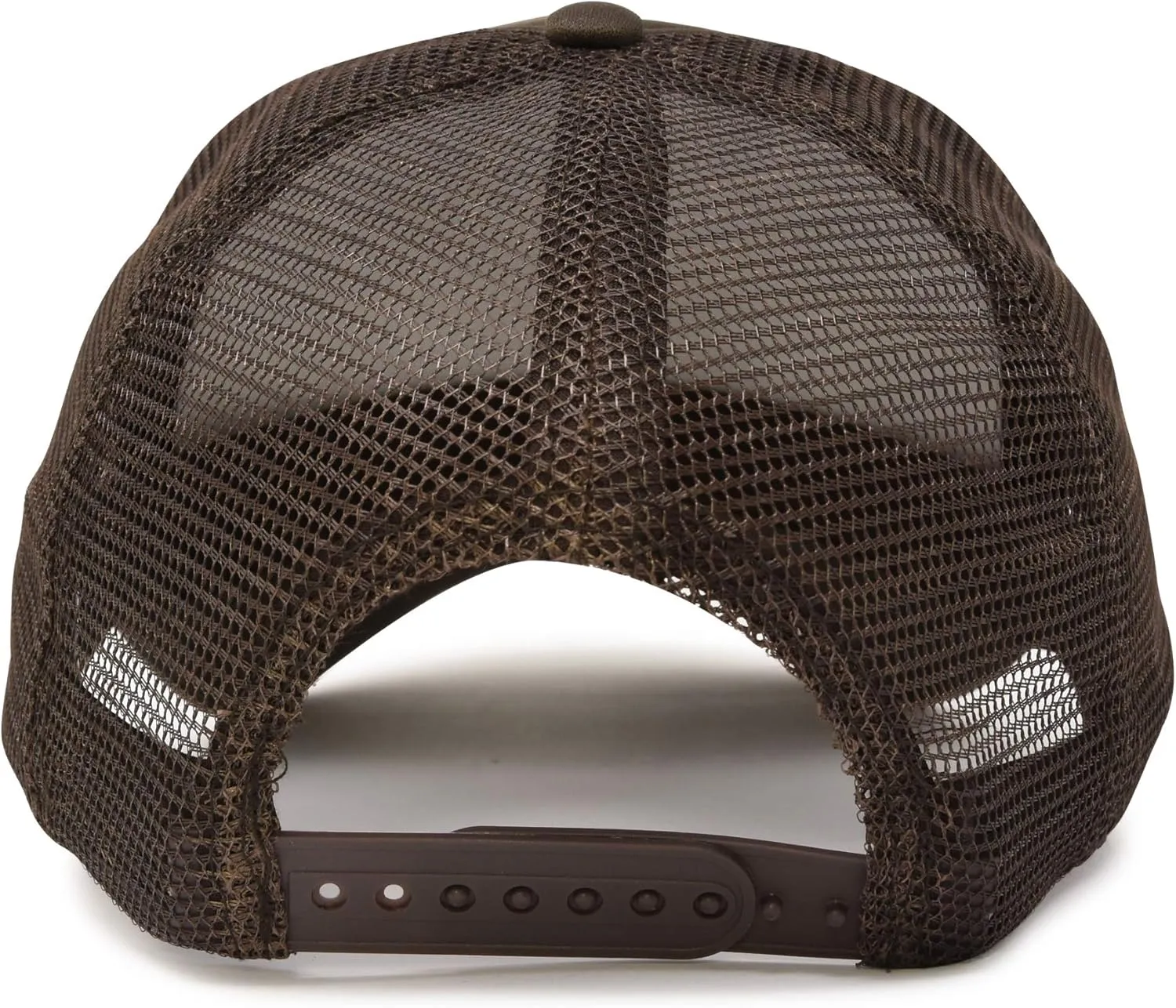 Trucker Hat Mesh Cap Solid Colors Lightweight with Adjustable Strap Small Braid