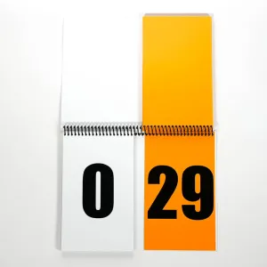 United Sport Flip Card Volleyball Score Booklet (0-29)